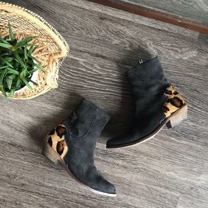 Distressed Free People Booties